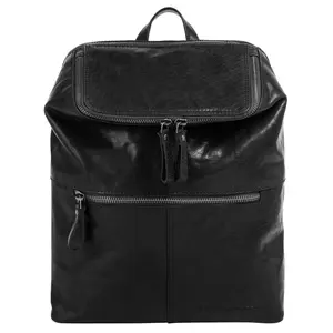 Городской рюкзак Spikes & Sparrow, натуральная кожа, черный