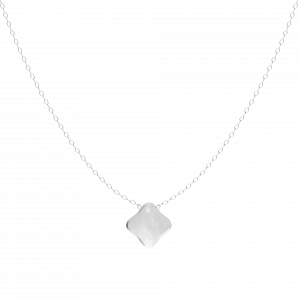 Колье Flora Silver White Burker