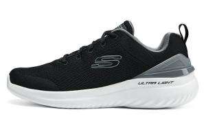 Кроссовки мужские низкие черные/белые Skechers