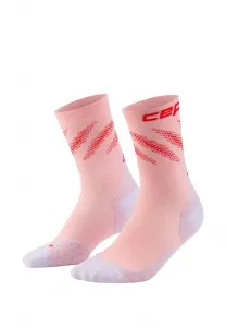Спортивные носки run edt эллиптической формы средней высоты Cep, Pink/Red