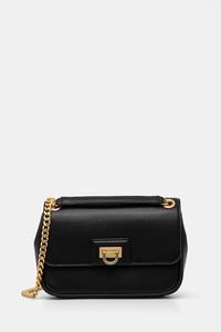 Кожаная сумка Dkny, черный