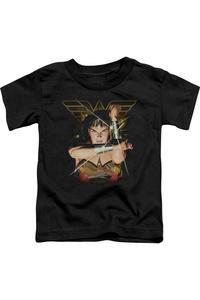 Футболка с коротким рукавом для малышей Justice League Deflection Gildan, черный