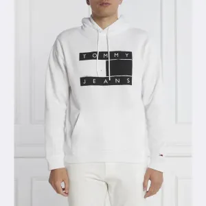 Толстовка стандартного кроя с флагом и спреем Tommy Hilfiger, белый