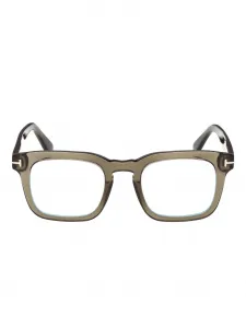 Очки в квадратной оправе Tom Ford, зеленый