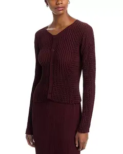 Мягкий кардиган Issey Miyake, коричневый