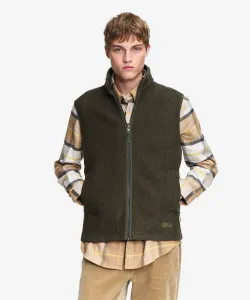 Жилет из флиса с воротником-стойкой из смеси мериносовой шерсти (T-KIT)