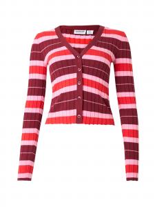 Noisy may Кардиган 'NMANNY' вязаный, красный, бордо
