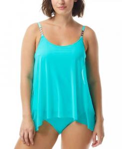 Текущие сетчатые топы и плавки танкини размера бюстгальтер Coco Reef