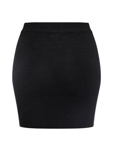 Мини-юбка ROCKEASY, черный
