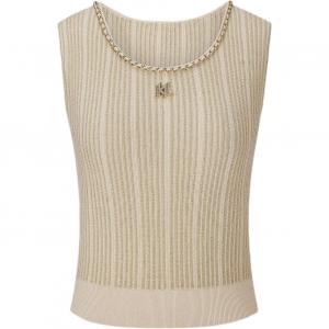 Футболка-майка KARL LAGERFELD SS25 женская light coffee KARL LAGERFELD / Karl Lagerfeld Jeans, Light Coffee