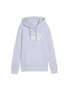 Толстовка с логотипом № 1 и карманами-кенгуру сиреневого цвета Puma