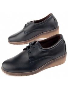 Purapiel Туфли на танкетке со шнуровкой Anilav синего цвета