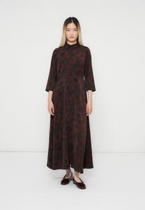 Платье VILA VIVALLI, Black/Brown/Black