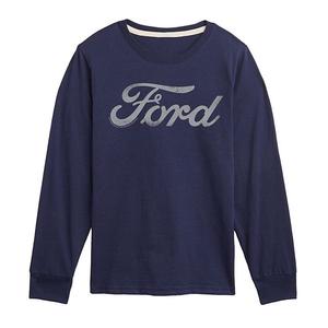 Футболка с длинным рукавом Boys 8-20 ford с принтом Licensed Character, Navy