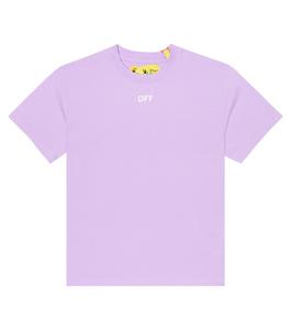 Хлопковая футболка с логотипом Off-White, белый