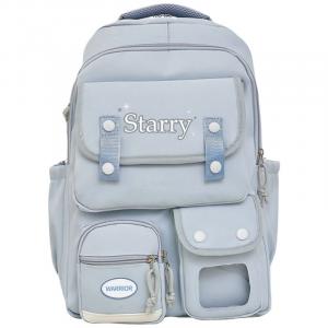 WARRIOR Нейлоновый рюкзак Regular Unisex Black/White/Blue