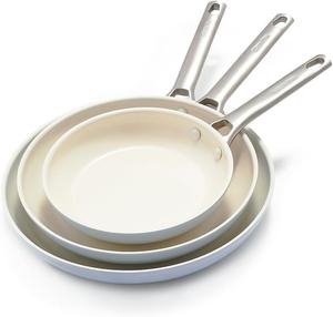 Набор сковород GreenPan Padova Pro 20/25/30 см, светло-голубой