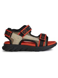 Сандалии Airadyum Geox, цвет beige/rot/schwarz