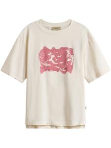 Футболка Woolrich с графическим принтом, белый