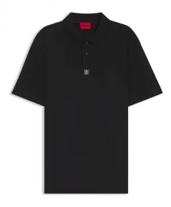 Стильная рубашка поло Hugo, черный