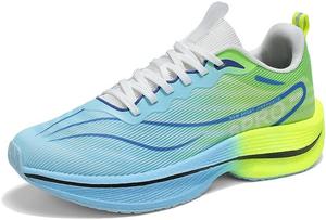 Мужские кроссовки для ходьбы, бега и тенниса с амортизацией, модные, противоскользящие, легкие и дышащие, для баскетбола Generic, бирюзовый