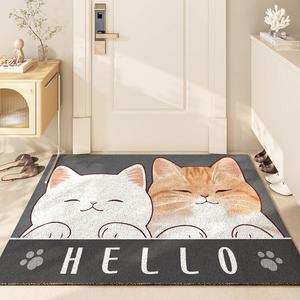 Dajiang Ковер 80x120 см для прихожей, грязеотталкивающий, износостойкий, с петлевым ворсом