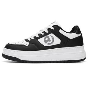 Износостойкие, дышащие, нескользящие, низкие, утяжеленные, железные туфли унисекс LOKWT, Black White