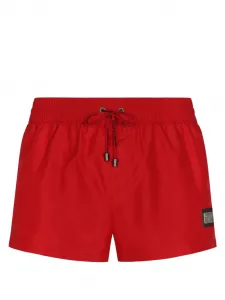 Плавки-шорты с логотипом DOLCE & GABBANA, красный