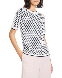 Свитер NIC+ZOE Petite Geo Tuck Stitch Sweater Tee, цвет Indigo Multi