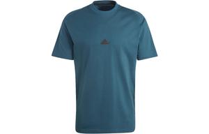 Adidas Мужская футболка ZNE, цвет «Арктический океан», синий, круглый вырез, умеренный прямой крой