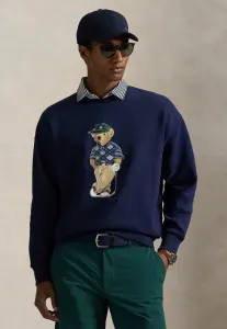 Свободная толстовка-поло с изображением медведя Polo Ralph Lauren, Refined Navy