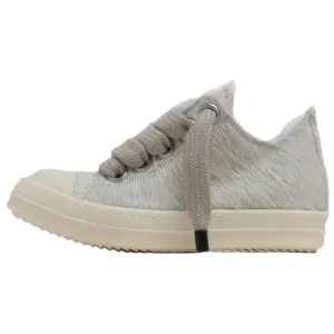 RICK OWENS Женские кроссовки для скейтбординга RO Jumbo Laces Low Top серый