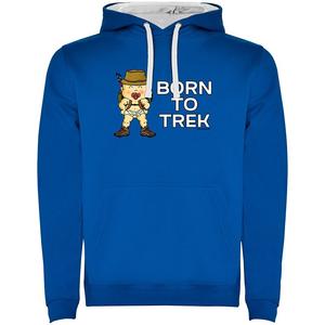 Худи Kruskis Born To Trek Two-Colour, синий