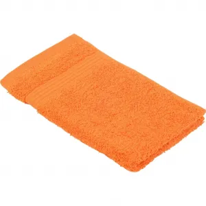 Набор гостевых полотенец New York, современные однотонные цвета, с декоративной каймой, 100% хлопок Gözze, оранжевый