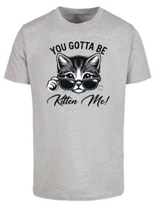 Рубашка F4NT4STIC Kätzchen You Gotta Be Kitten Me!, Basalt Grey/Mottled Grey