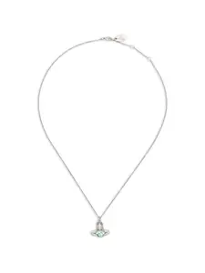 Подвеска Ariella светло-зеленого цвета Vivienne Westwood, серебряный