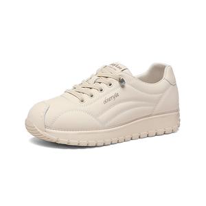 Golden Silk Rabbit Женские противоскользящие износостойкие низкие повседневные туфли бежевые, цвет Beige