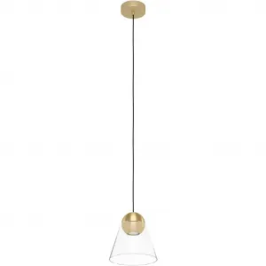 Подвесной светильник CERASELLA GU10 1 шт. Подвесной светильник из латуни и стали - включая GU10 - 4,5 Вт Eglo, Messingfarben