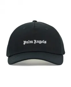 Бейсболка с вышитым логотипом Palm Angels, черный