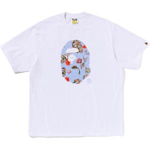 Футболка с принтом логотипа A BATHING APE, белый