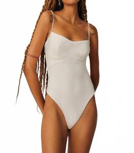 Кремовое платье-комбинация Crepe Jen Haight