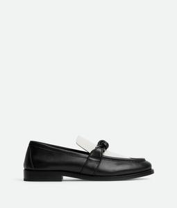 Astaire loafer BOTTEGA VENETA, белый/черный