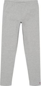 Леггинсы Tommy Hilfiger Baby-Girls из эластичного джерси, брюки полной длины с классической отделкой логотипом, Grey Heather B10