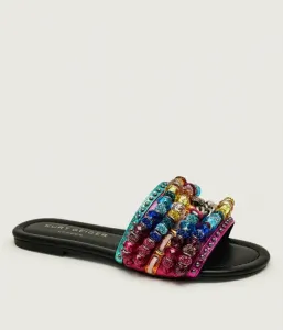 Тапочки с бисером "Саутбэнк" Kurt Geiger, мультиколор