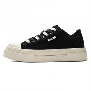 MUYI Низкие кроссовки для скейтбординга унисекс, черные