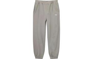 Брюки с логотипом Overdyed Stock Stussy, темно-серый