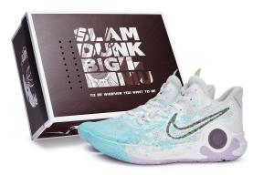 Кроссовки Nike KD Trey 5 IX Vintage Basketball Shoes Unisex Mid-top White/Blue, белый/синий