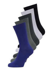 Носки BJÖRN BORG ESSENTIAL, Royal Blue/Mottled Grey/Khaki/Olive/Black