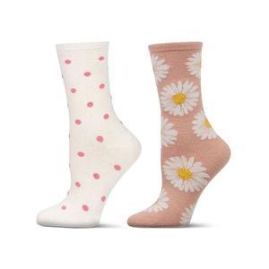 Женские носки 2 пары, кашемировый микс Memoi, Pink