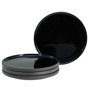 Десертная тарелка Creatable Futuro, керамическая посуда - черная